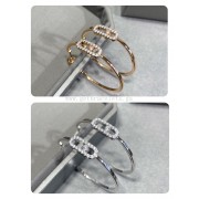 Messika Move Uno Small Hoop Earrings For Her Diamond Earrings White Gold/Rose Gold