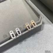 Messika Move Uno For Her Diamond Earrings Rose Gold/White Gold