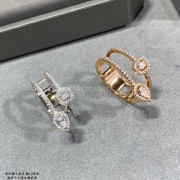 Messika My Twin 2 Rows For Her Diamond Ring Rose Gold/White Gold