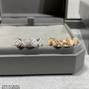 Messika My Twin Wedding Diamond Ring Rose Gold/White Gold