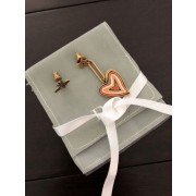 Most Fashion Womens Dior Dioramour Multicolor Heart Motif Pendant Star-Bee Asymmetric Brass Earrings E0936DMRLQ_D919