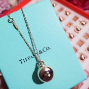 Timeless Style Tiffany Hardwear Ball Pendant Rose Gold Necklace For Ladies Premium replica