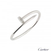 Copy Cartier Juste Un Clou Bracelet White Gold Diamonds B6037915