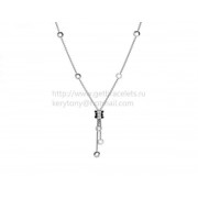 B.zero1 White Gold Pendant Necklace