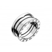 B.zero1 3-Band Spiral Ring in White Gold
