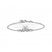 B.zero1 Soft Bracelet in White Gold with Pave Diamonds