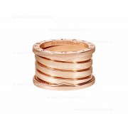 2020 New B.zero1 XXth Anniversary 5-Band Ring in 18kt Pink Gold