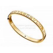 Cheap Bangle Bracelet in Yellow Gold with Diamonds