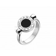 Cheap Flip White Gold Ring with Black Onyx and Pave Diamonds