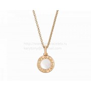 Cheap necklace Rose Gold Chain with Mother of Pearl
