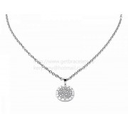 Necklace White Gold with Pave Diamonds