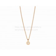 Pink Gold Diamond Necklace