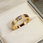 Yellow Gold and Diamond Ring