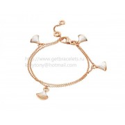 DIVAS Dream Bracelet Rose Gold Set with Mother of Pearl