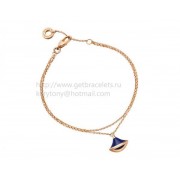 DIVAS Dream Bracelet Rose Gold with Lapis Lazuli