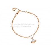 DIVAS Dream Bracelet Rose Gold with Mother of Pearl