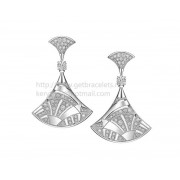 DIVAS Dream Earrings White Gold with Pave Diamonds