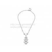 Divas Dream White Gold Necklace with Pave Diamonds