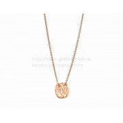 Parentesi Pink Gold Round Pendant