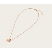 Serpenti Viper Pendant Necklace in 18K Rose Gold set with Demi-pave Diamonds