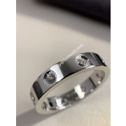 Top Sale Cartier Love Ring 18K White Gold Ring With 8 Diamonds B4050600 Online