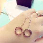 Premium replica Tiffany 1837 Circle Pendant Necklace Jewelry High Quality America GRP03140