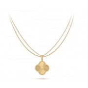 Replica Van Cleef Arpels Magic Alhambra Long Necklace 1 Motif Yellow Gold/Rose Gold/White Gold