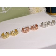 Replica Van Cleef Arpels Perlee Clovers Hoop Earrings