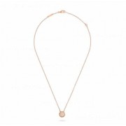 Replica Van Cleef Arpels Perlee Diamonds Pendant Rose Gold
