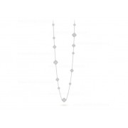 1:1 Van Cleef Arpels Perlee Magic Alhambra Long Necklace 16 Motifs With Diamonds