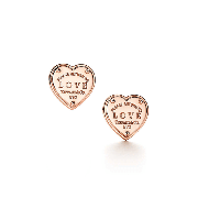 Wholesale Tiffany Heart Love Earrings Diamonds Latest  Women Fine Jewelry