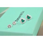 New Style Tiffany Replica Love Heart Earrings With Blue  60994862