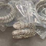Serpenti Large Full Diamonds Bracelet White Gold