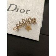 Spring Top Sale Cristian Dior JAdior Logo Shaped Star Detail Ladies Brass Diamonds Hairpin Online