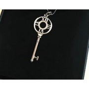 Tiffany Atlas Keys Silver/Pink Gold Pendant Necklace Studded Wholesale GRP09003/GRP08994