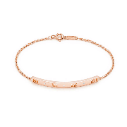 Tiffany Atlas Pierced Bar Bracelet With Crystals Rose Gold Newest Design Design Classy GRP07000/GRP09073