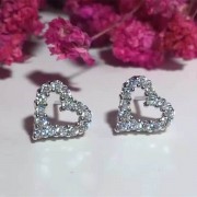 Tiffany & Co. Dupe Diamond Heart Stud Earrings Cheap Jewellery 61101268