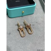 Tiffany HardWear Link Earrings With Diamonds in Yellow Gold/Rose Gold/White Gold