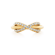 Tiffany Infinity Ring Rose Gold Modern Design Jewelry High Quality America GRP08689/GRP08690/GRP08688