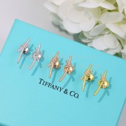 Tiffany Knot Earrings in Yellow Gold/Rose Gold/White Gold with Diamonds