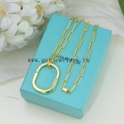 Tiffany Lock Pendant in Rose Gold/Yellow Gold/White Gold