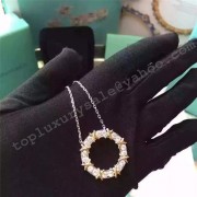 Tiffany Schlumberger Sixteen Stone Circle Pendant Chain Necklace Women Gift Canada Price