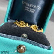 Tiffany T Smile Earrings Yellow Gold/Rose Gold/White Gold
