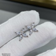 Tiffany Victoria Earrings White Gold with Diamonds