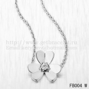 Van Cleef & Arpels Flowers Frivole Bracelet 1 Flowers White Gold With Diamond