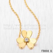 Van Cleef & Arpels Flowers Frivole Bracelet 1 Flowers Yellow Gold With Diamond