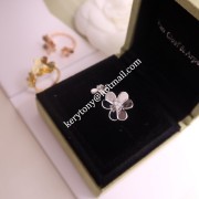 Premium replica Van Cleef Arpels Frivole Between the Finger Ring Yellow Gold with Diomonds Couple Style