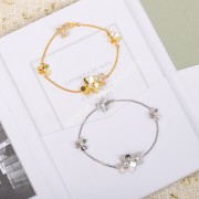 Replica Van Cleef Arpels Frivole Bracelet 5 Flowers Yellow Gold/White Gold With Diamond Price America