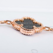 Van Cleef Arpels Magic Alhambra Bracelet 5 Motifs Gray Mother-of-pearl Rose Gold