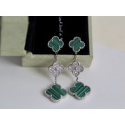Van Cleef & Arpels Magic Alhambra Earrings 3 Motifs With Diamonds